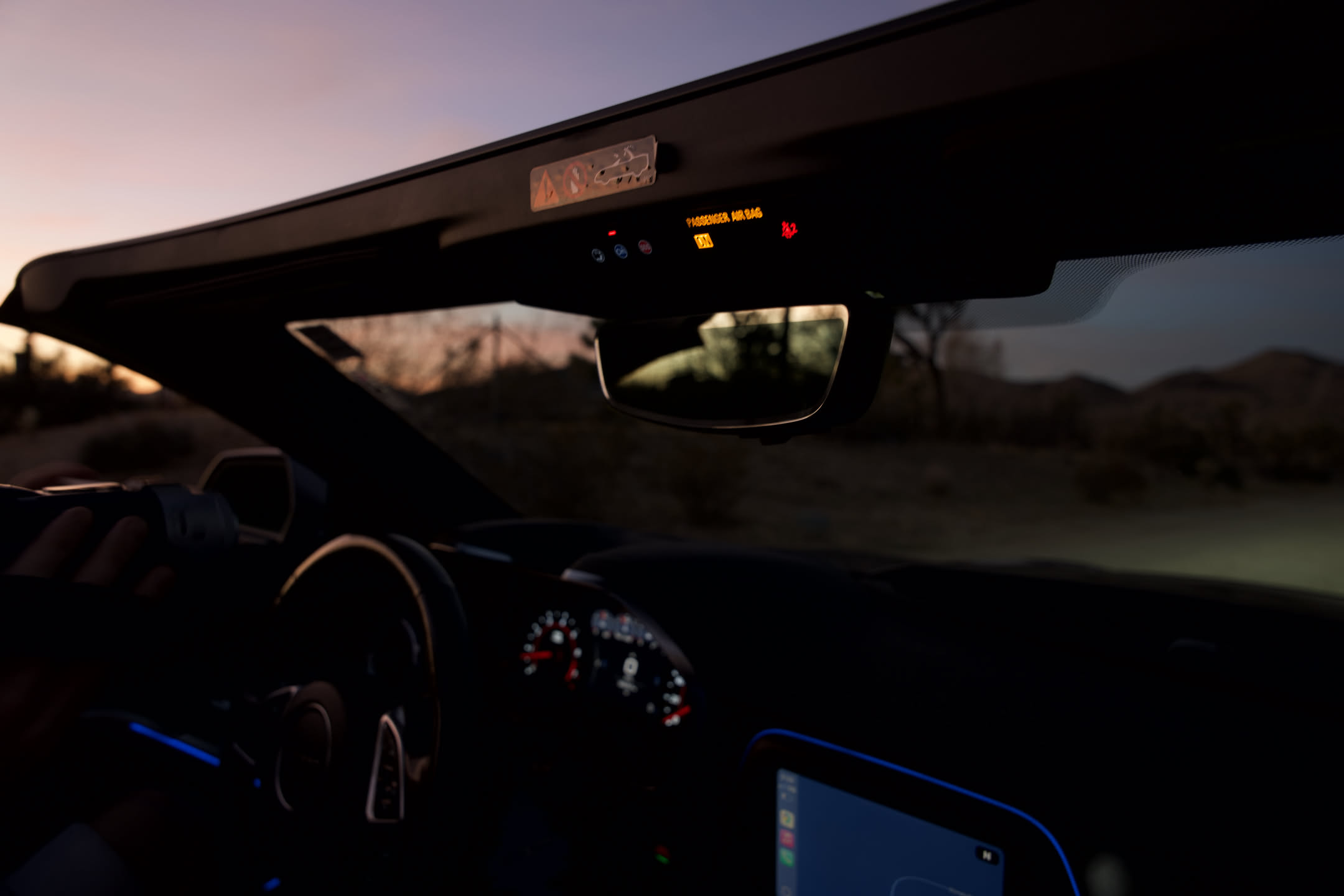 camaro near joshua tree