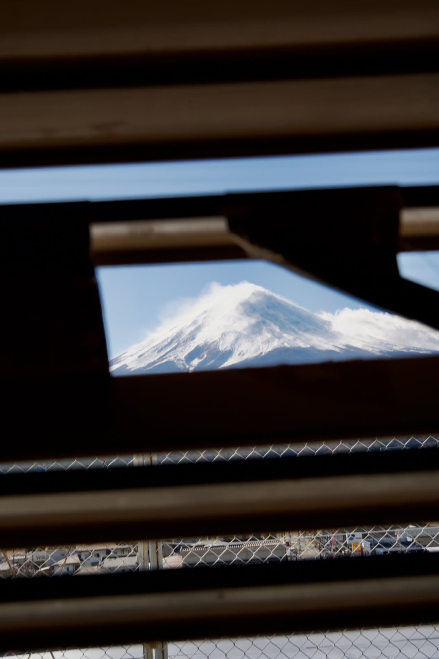 closed rooftop during Fuji tirp